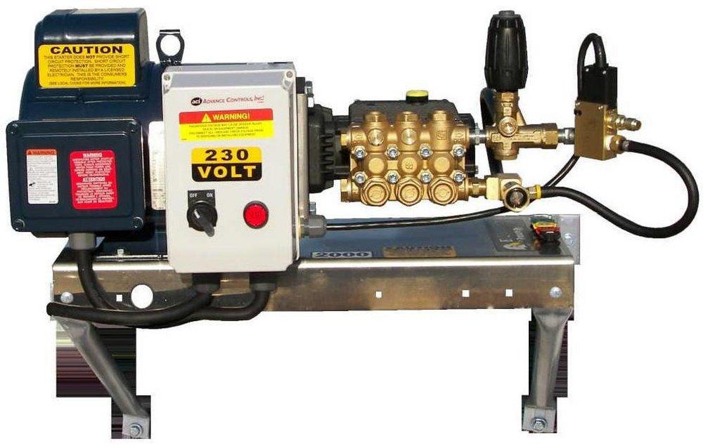 Pressure-Pro Professional 2000 PSI (Electric - Cold Water) Wall Mount Pressure Washer w/ Auto Stop-Start (230V 1-Phase) 