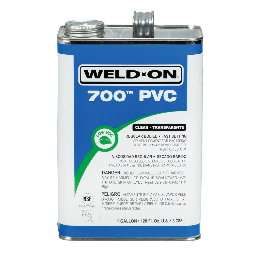 Weld-On&reg; PVC Solvent Cement in Clear 