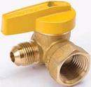 3/4 x 15/16 in. Forged Brass Flare x FPT Quarter Turn Lever Handle Gas Ball Valve