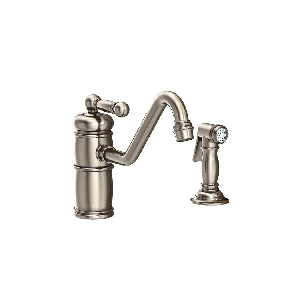 Newport Brass Antique Nickel Single Handle Kitchen Faucet 