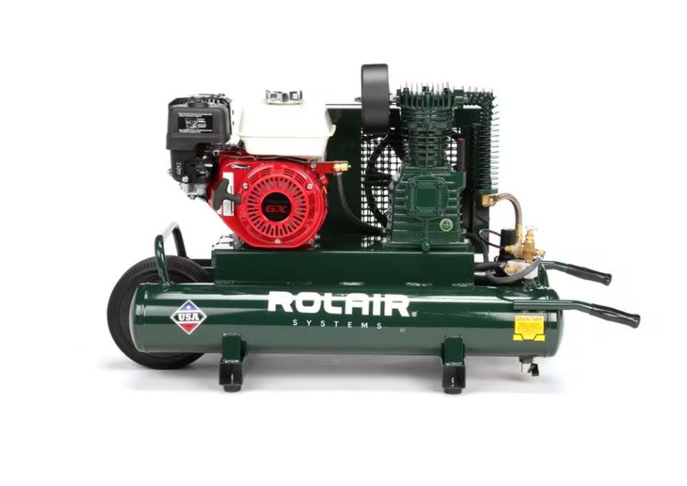 196 cc Honda 9 gal wheel barrowcompressor 