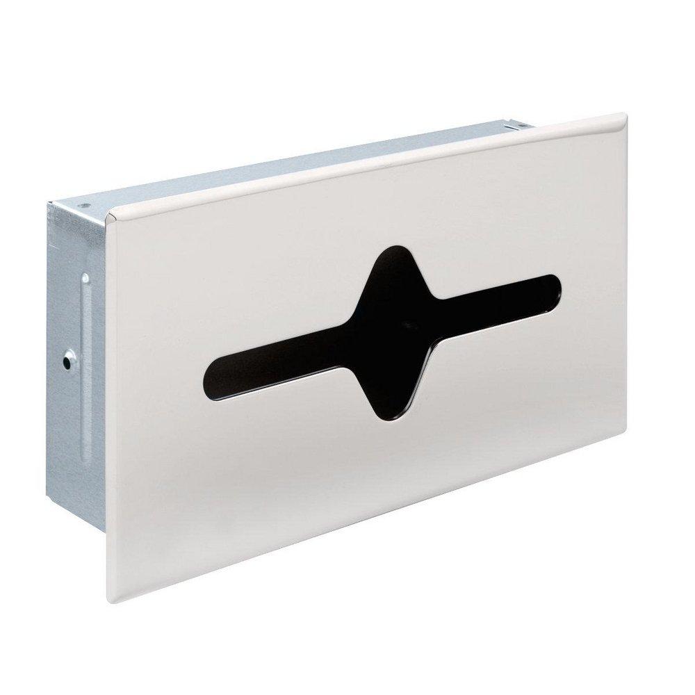 Franklin Brass Polished Chrome 11-5/8 in. Shallow Recessed Tissue Cabinet 