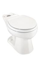 Round Toilet Bowl in White with 14 in. Rough-In