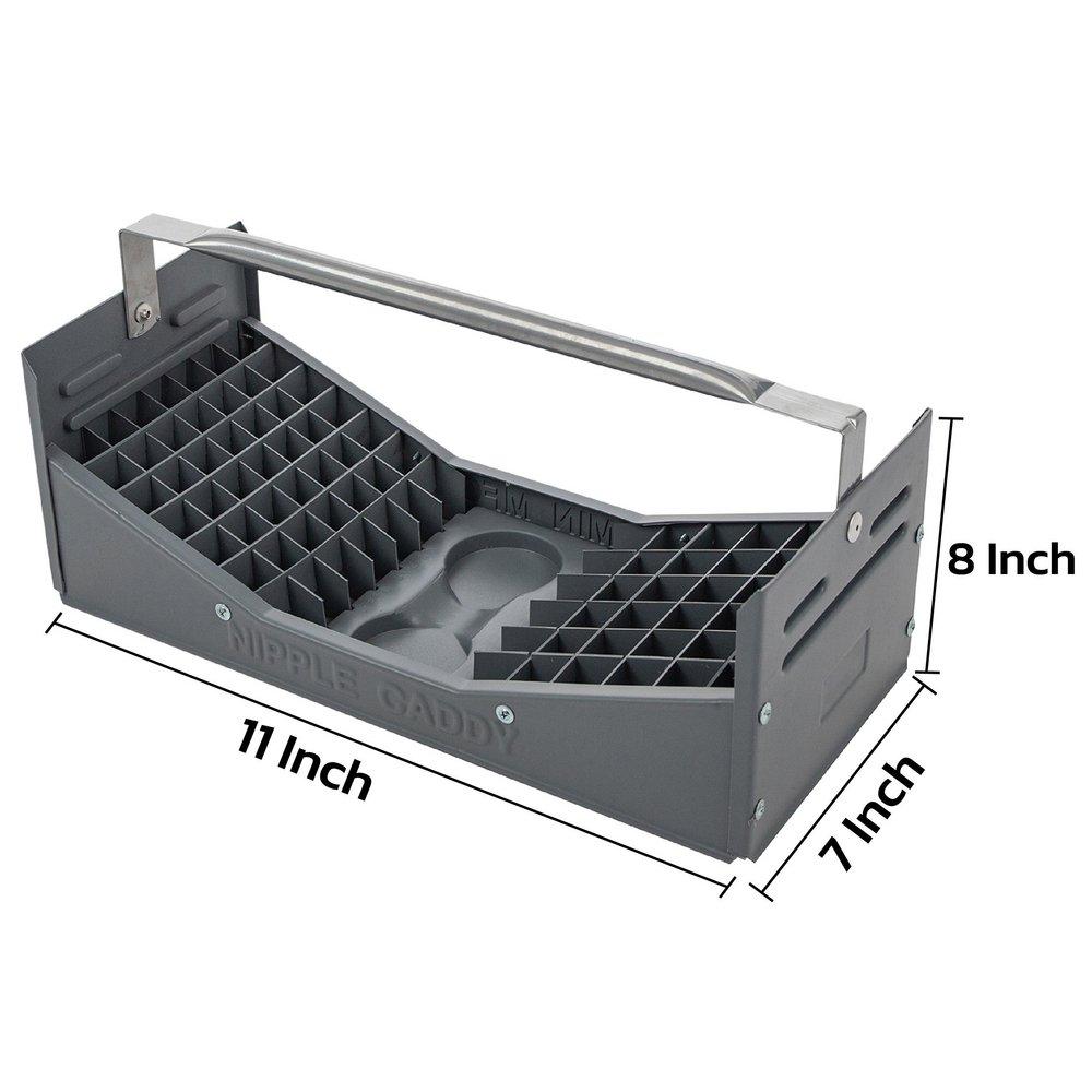 Benjamin Manufacturing Grey Nipple Tote Tray 