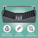 Benjamin Manufacturing Grey Nipple Tote Tray 