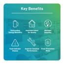 30-120 cfm Energy Recovery Ventilator 