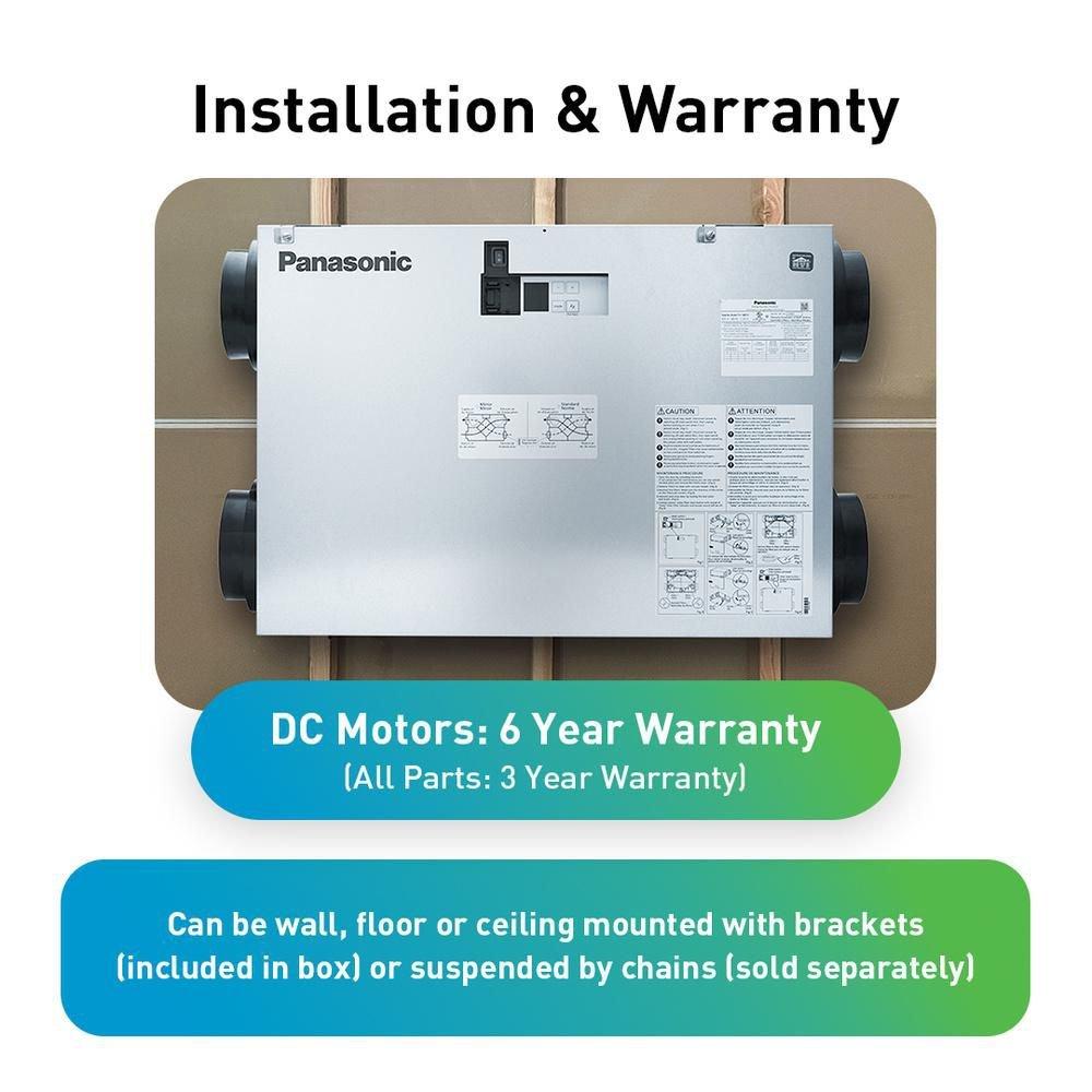30-120 cfm Energy Recovery Ventilator 