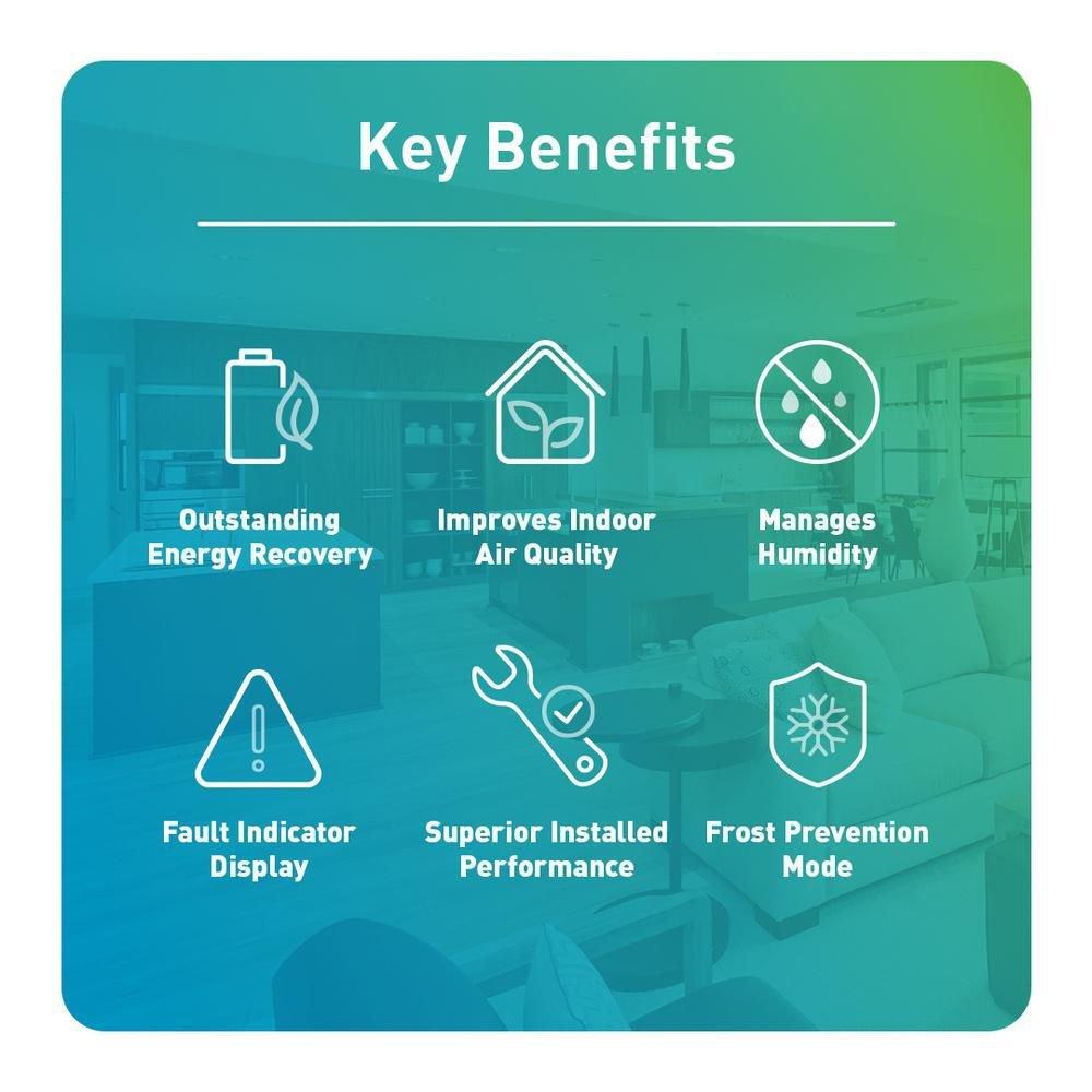 140 cfm Energy Recovery Ventilator 
