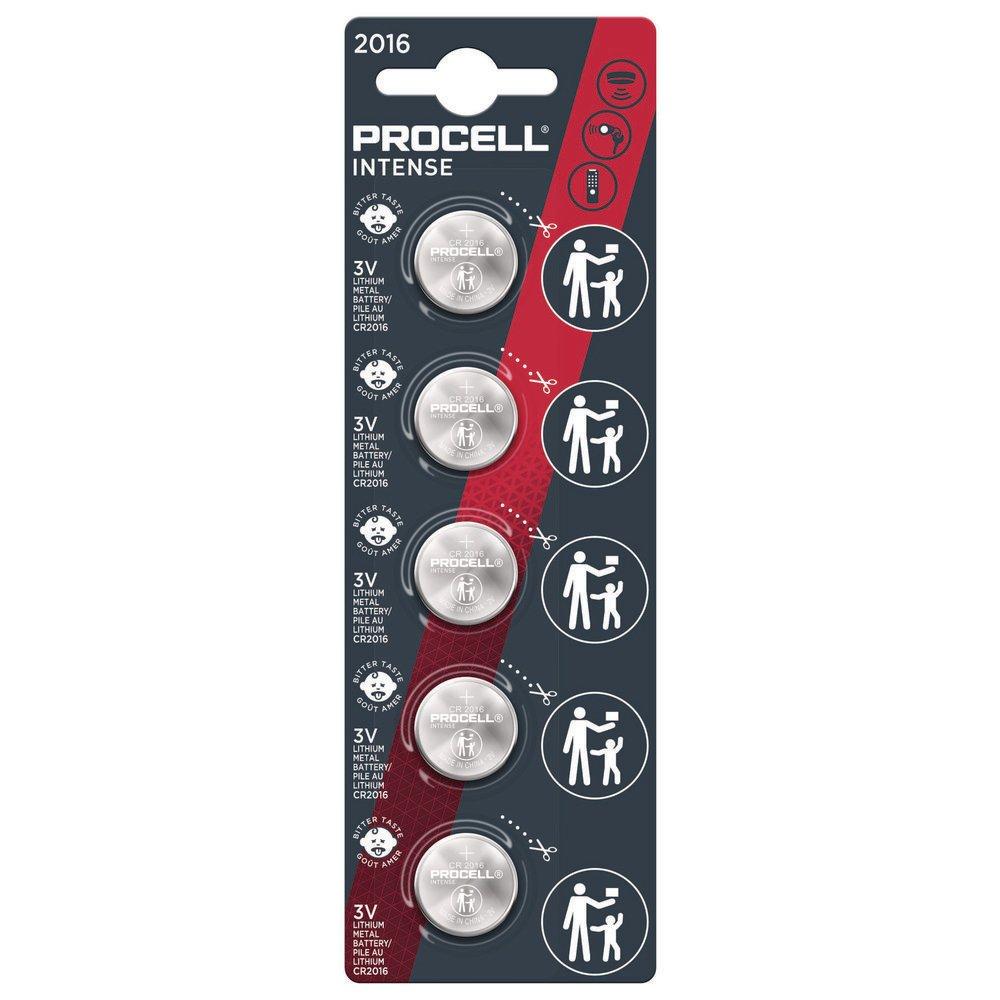 Procell 2016 Lithium Coin Battery - Pack of 5 