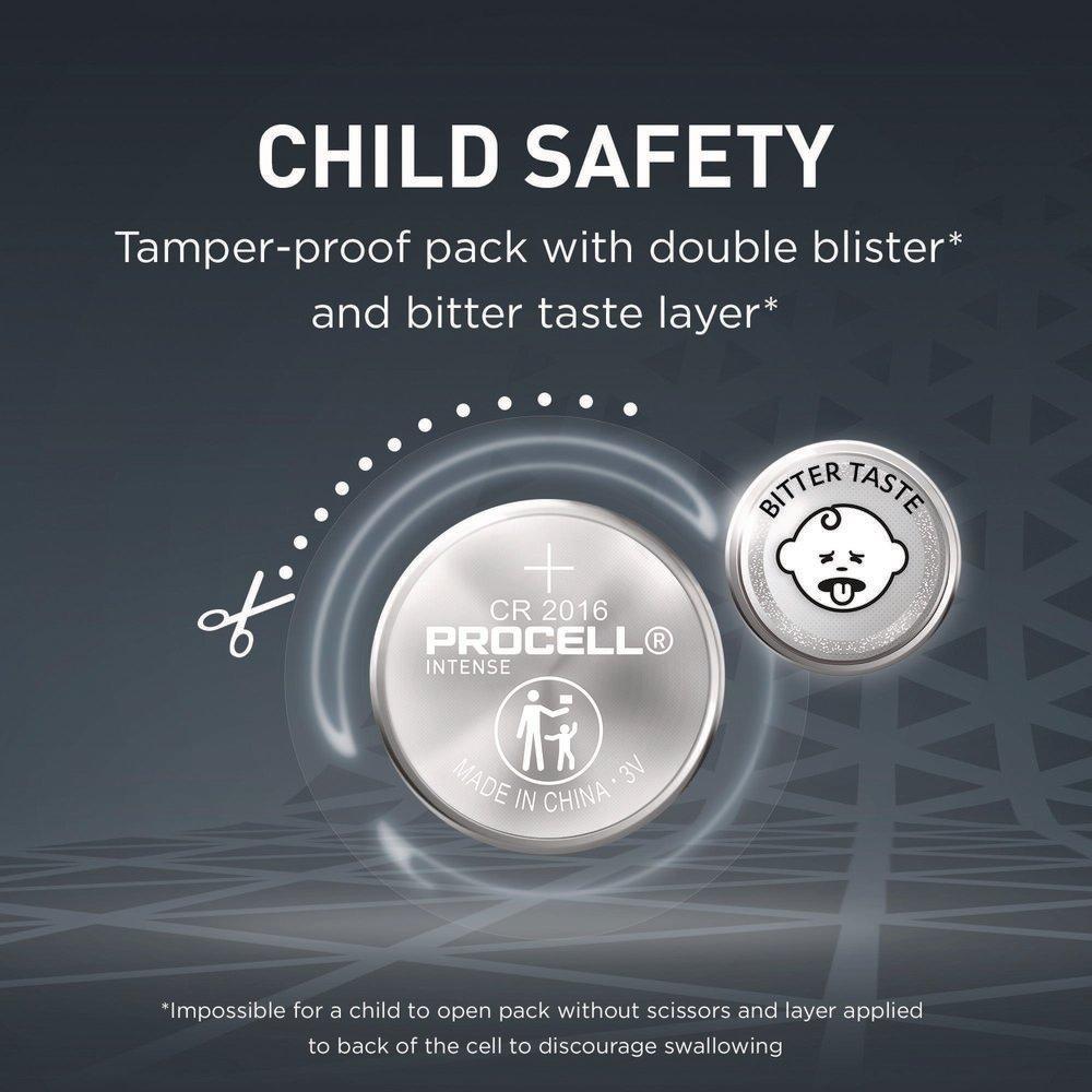 Procell 2016 Lithium Coin Battery - Pack of 5 