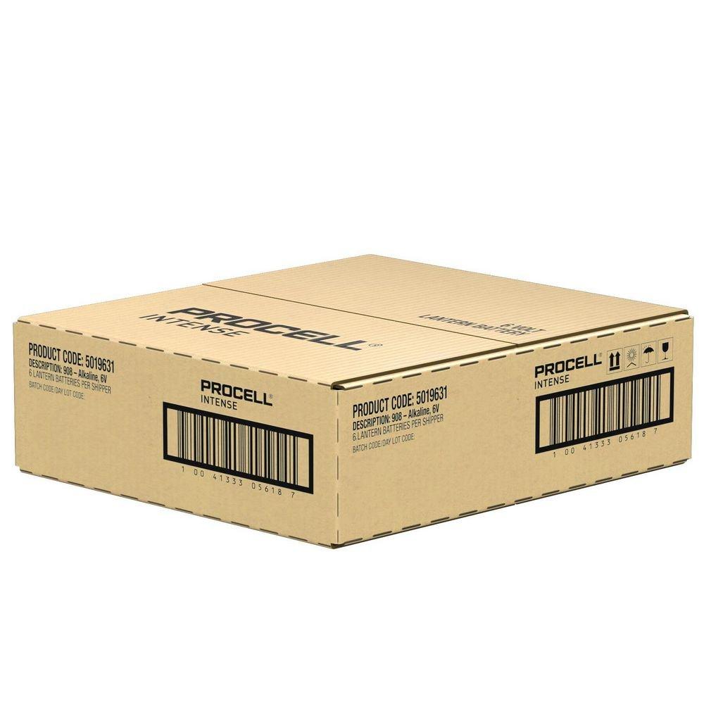 Alkaline Lantern 908 Batteries, 6V, 7-year Shelf Life 