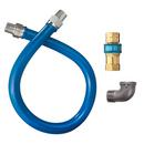 3/4 in. Male Threaded 36 in. Gas Appliance Connector in Blue