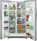 36-1/2"W 26 Cu Ft  Side by Side Garage Ready Refrigerator in Stainless Steel 