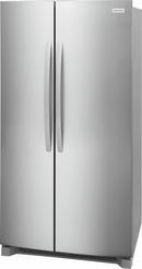 36-1/2"W 26 Cu Ft  Side by Side Garage Ready Refrigerator in Stainless Steel 