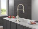 SINGLE-HANDLE PULL-DOWN SPRING KITCHEN FAUCET IN LUMICOAT POLISHED NICKEL 