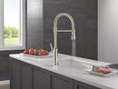 SINGLE-HANDLE PULL-DOWN SPRING KITCHEN FAUCET IN LUMICOAT POLISHED NICKEL 