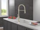 SINGLE-HANDLE PULL-DOWN SPRING KITCHEN FAUCET IN LUMICOAT POLISHED NICKEL 