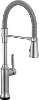 TOUCH2O TECHNOLOGY KITCHEN FAUCET WITH TOUCHLESS TECHNOLOGY IN LUMICOAT ARCTIC STAINLESS 