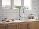 TOUCH2O TECHNOLOGY KITCHEN FAUCET WITH TOUCHLESS TECHNOLOGY IN LUMICOAT ARCTIC STAINLESS 
