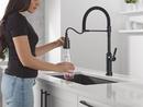 TOUCH2O TECHNOLOGY KITCHEN FAUCET WITH TOUCHLESS TECHNOLOGY IN MATTE BLACK 