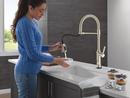 TOUCH2O TECHNOLOGY KITCHEN FAUCET WITH TOUCHLESS TECHNOLOGY IN LUMICOAT POLISHED NICKEL 