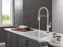 TOUCH2O TECHNOLOGY KITCHEN FAUCET WITH TOUCHLESS TECHNOLOGY IN LUMICOAT POLISHED NICKEL 
