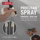 TOUCH2O TECHNOLOGY KITCHEN FAUCET WITH TOUCHLESS TECHNOLOGY IN LUMICOAT POLISHED NICKEL 