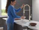 TOUCH2O TECHNOLOGY KITCHEN FAUCET WITH TOUCHLESS TECHNOLOGY IN LUMICOAT POLISHED NICKEL 