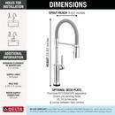 Single Handle Pull Down Touchless Kitchen Faucet in Lumicoat Chrome 