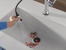 Single Handle Pull Down Touchless Kitchen Faucet in Lumicoat Chrome 