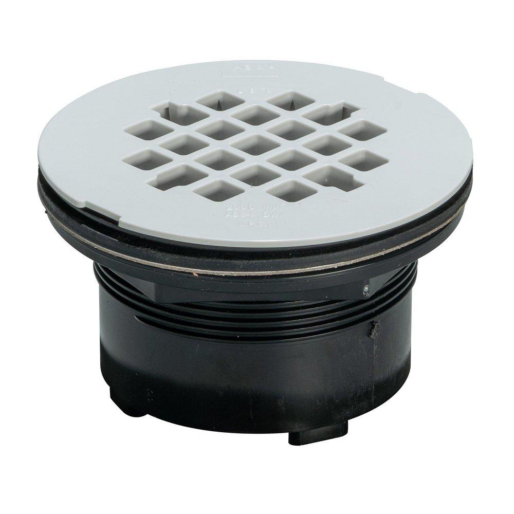 IPS Corporation 2 in. Push On White Shower Drain 