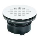 IPS Corporation 2 in. Push On White Shower Drain 