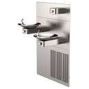 Haws&reg; Satin Stainless Steel Double Wall Mount Electric Drink Fountain 