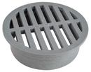 4 in. Round Grate Grey