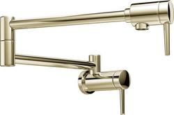Wall Mount Pot Filler in Polished Nickel