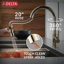 DELTA TRINSIC SINGLE HANDLE PULL-DOWN KITCHEN FAUCET 
