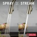 DELTA TRINSIC TOUCH2O TECHNOLOGY KITCHEN FAUCET WITH TOUCHLESS TECHNOLOGY 