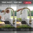 DELTA TRINSIC TOUCH2O TECHNOLOGY KITCHEN FAUCET WITH TOUCHLESS TECHNOLOGY 