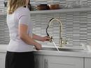 Single Handle Pull Down Kitchen Fauet in Polished Nickel 