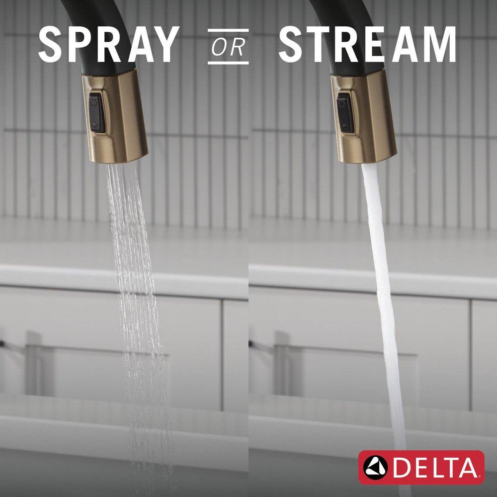 DELTA MONROVIA TOUCH2O TECHNOLOGY KITCHEN FAUCET WITH TOUCHLESS TECHNOLOGY 