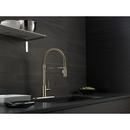 Single Handle Pull Down Kitchen Fauet in Polished Nickel 