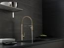 Single Handle Pull Down Kitchen Fauet in Polished Nickel 