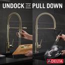 Single Handle Pull Down Kitchen Fauet in Polished Nickel 