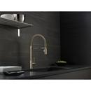 Single Handle Pull Down Kitchen Fauet in Polished Nickel 