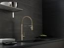 Single Handle Pull Down Kitchen Fauet in Polished Nickel 