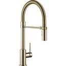 Single Handle Pull Down Kitchen Fauet in Polished Nickel 