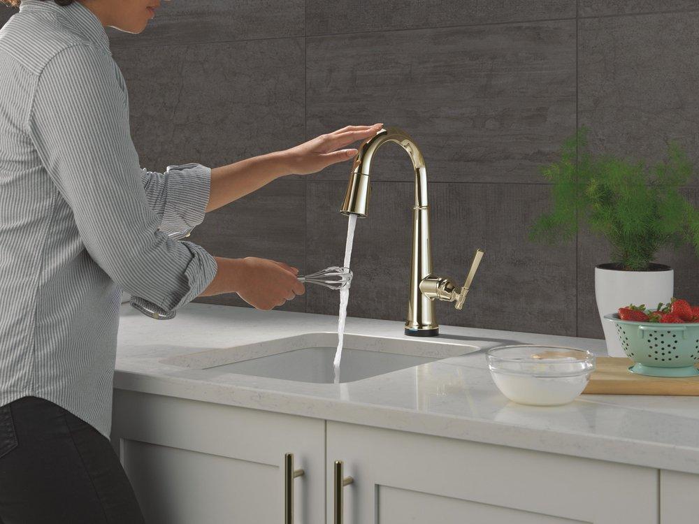 DELTA EMMELINE TOUCH2O BAR / PREP FAUCET WITH TOUCHLESS TECHNOLOGY 