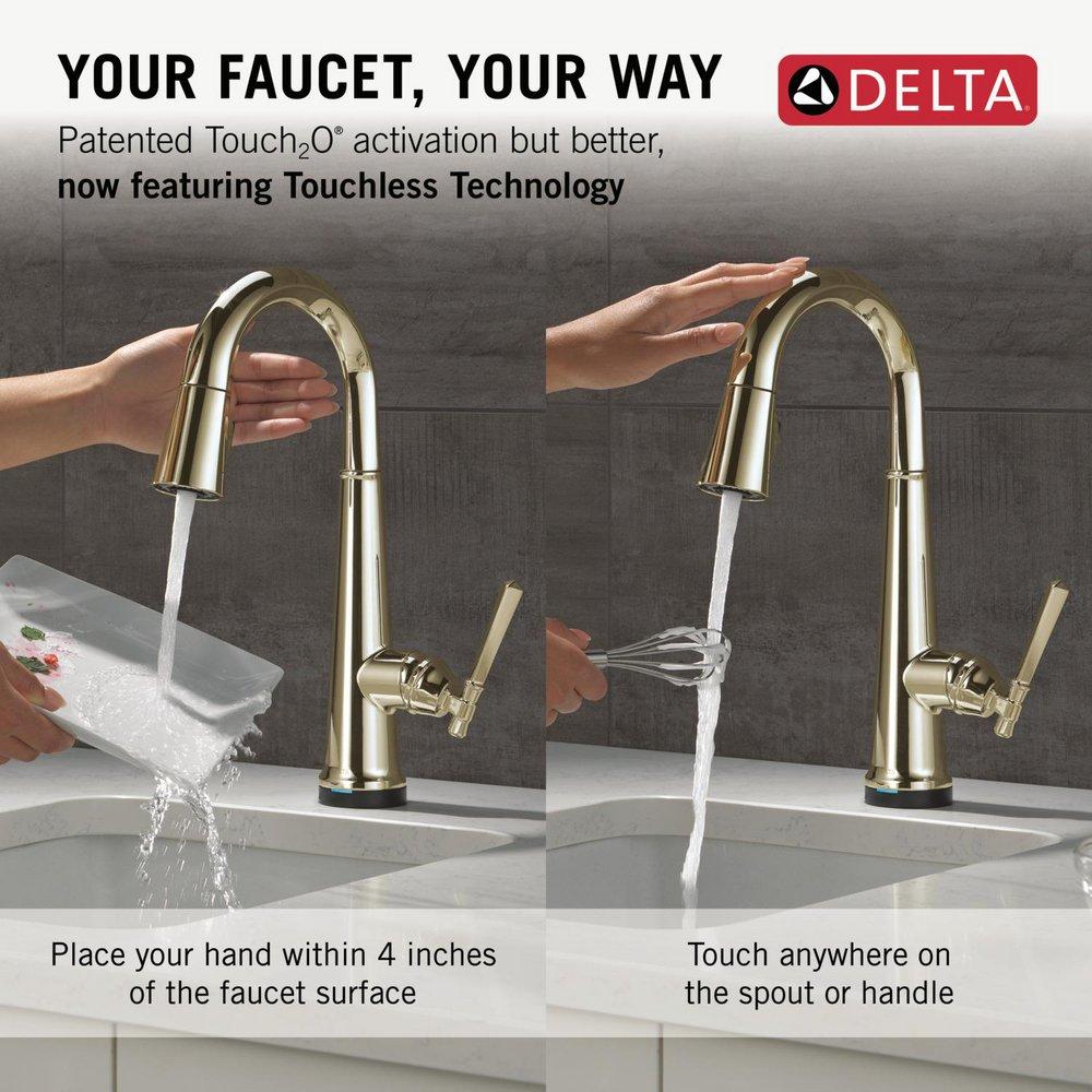 DELTA EMMELINE TOUCH2O BAR / PREP FAUCET WITH TOUCHLESS TECHNOLOGY 