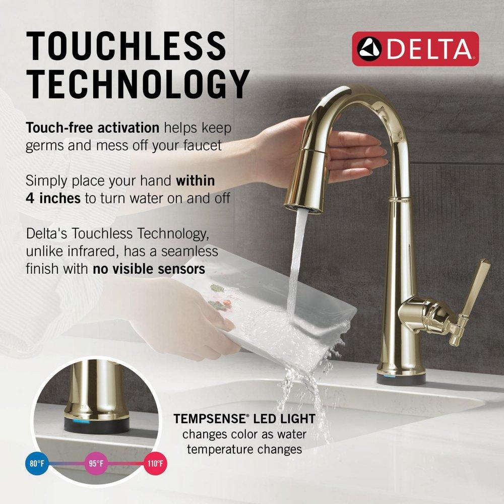 DELTA EMMELINE TOUCH2O BAR / PREP FAUCET WITH TOUCHLESS TECHNOLOGY 