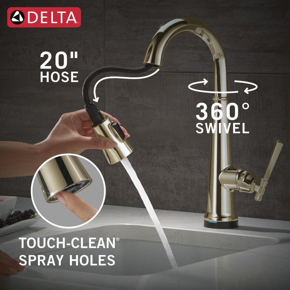 DELTA EMMELINE TOUCH2O BAR / PREP FAUCET WITH TOUCHLESS TECHNOLOGY 